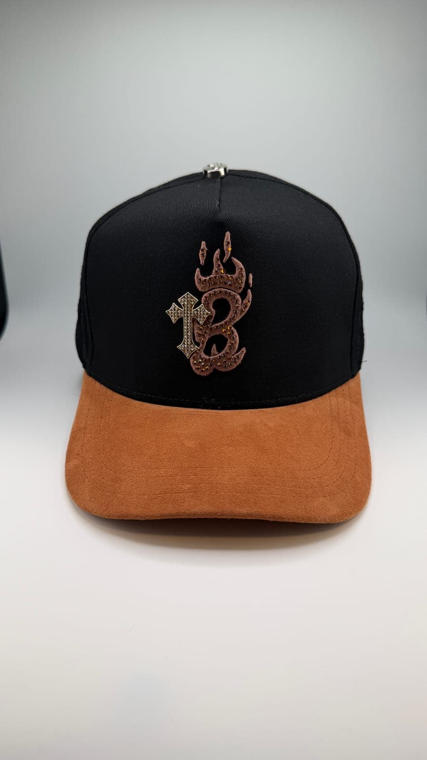 Gorra llamas visera café